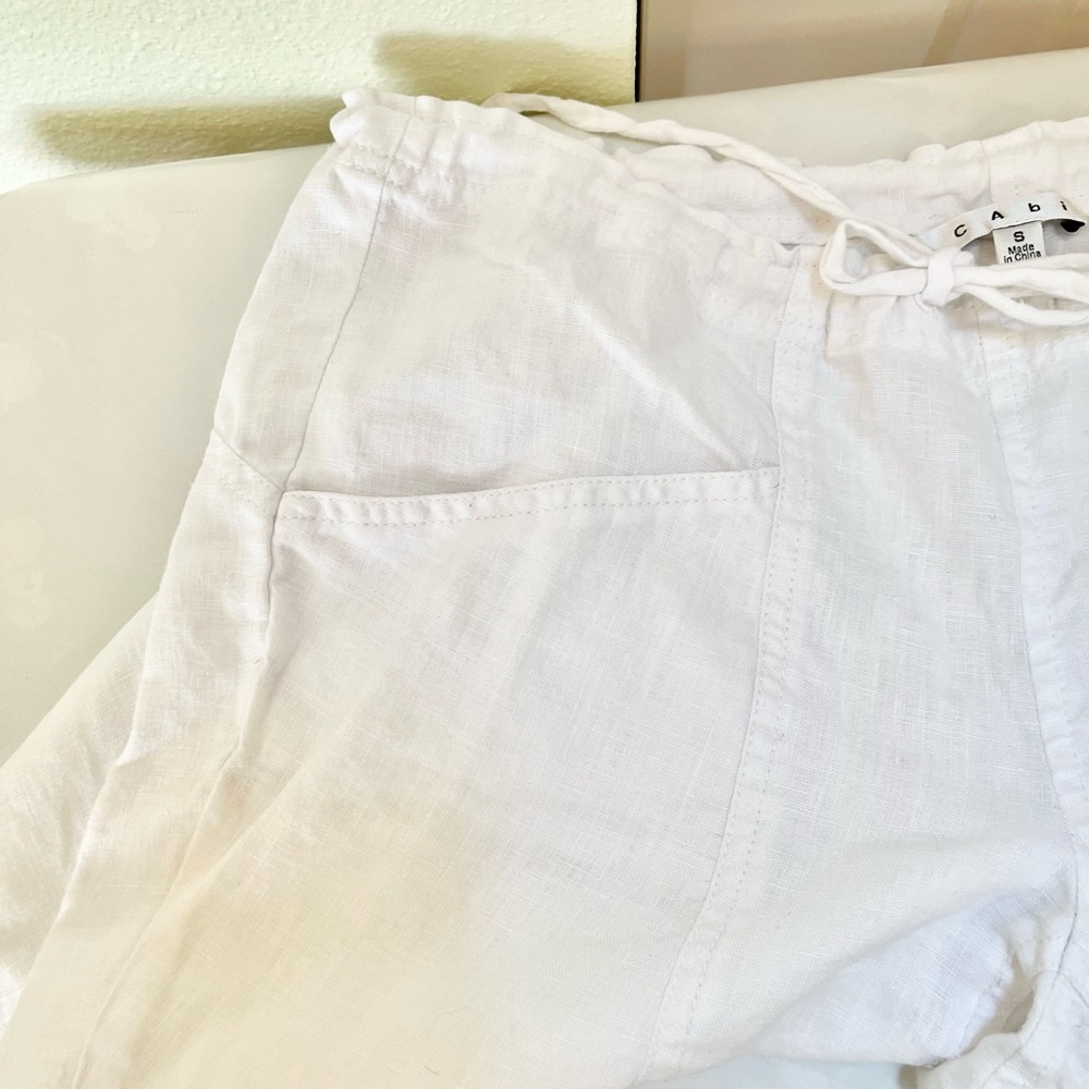CAbi linen capri pants - Picture 4 of 8